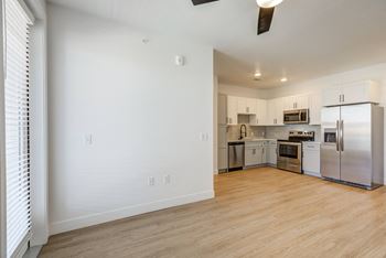 Luxury vinyl plank flooring